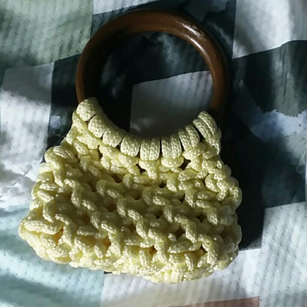 Handcrafted Beige Mini Bag